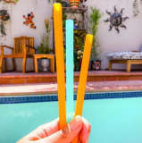 GoSili Reusable Silicone Straws 6pk