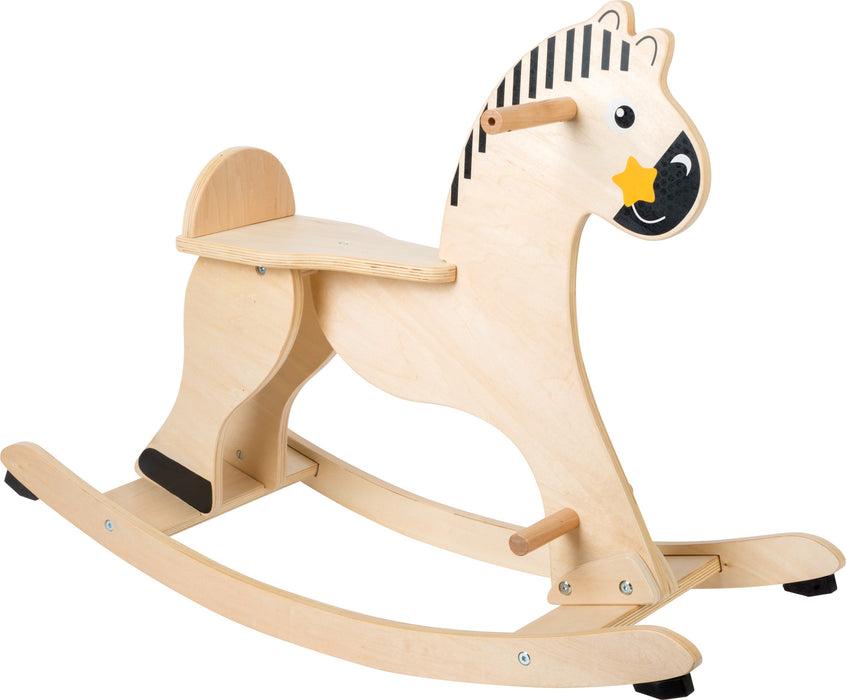 Small Foot Rocking Horse with Protective Ring