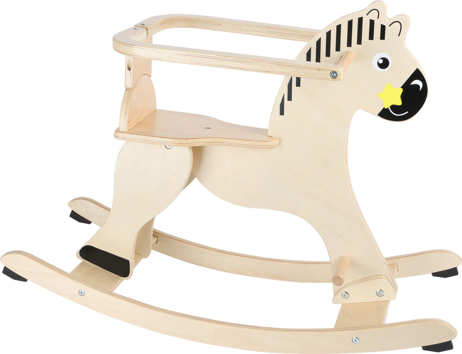 Small Foot Rocking Horse with Protective Ring