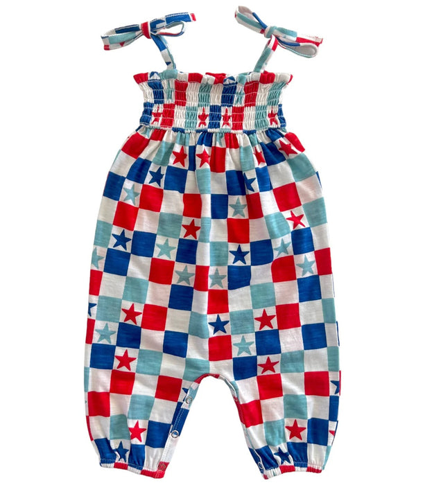 SIIX Organic Smocked Jumpsuit