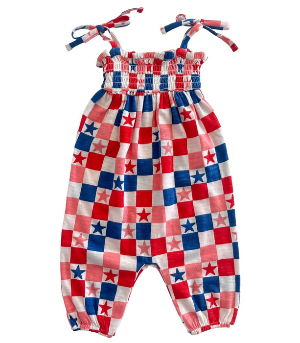 SIIX Organic Smocked Jumpsuit