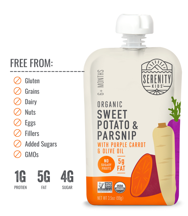 Serenity Kids Sweet Potato & Parsnip Pouch