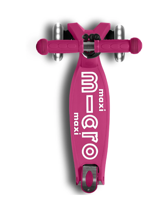 Micro Kickboard Maxi Deluxe Foldable LED Scooter