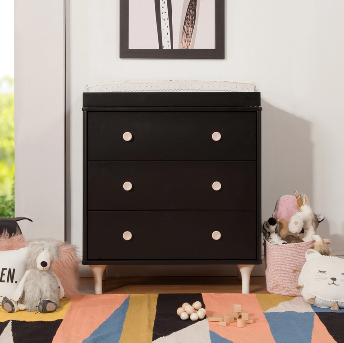 Babyletto Lolly 3-Drawer Changer Dresser with Removable Changing Tray