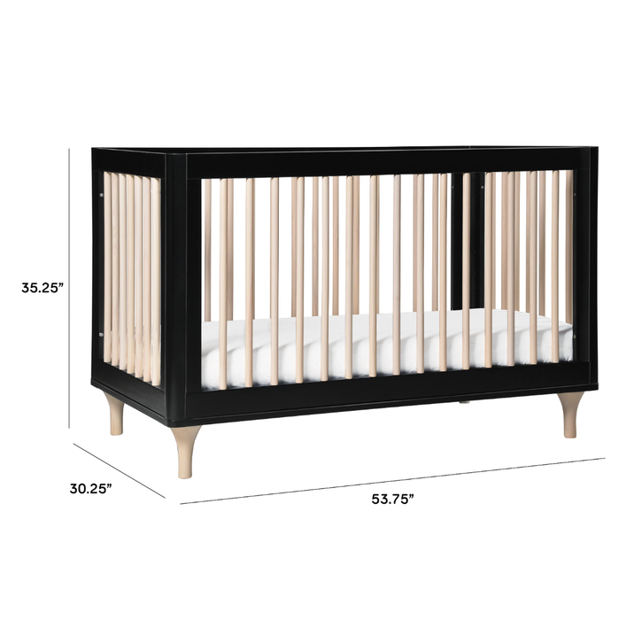 Babyletto Lolly 3-in-1 Convertible Crib with Toddler Bed Conversion Kit