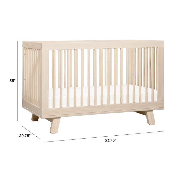 Babyletto Hudson 3-in-1 Convertible Crib with Toddler Bed Conversion Kit