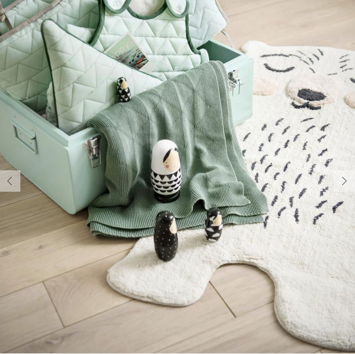 NATTIOT Odino Baby Mat Bear Cream