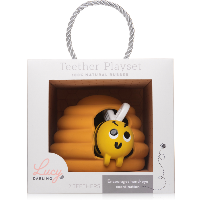 Lucy Darling Honey Bee Teether Toy