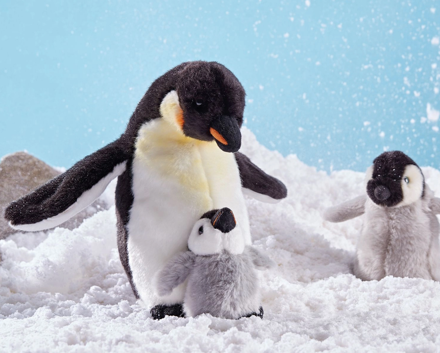 Living Nature Penguin With Chick