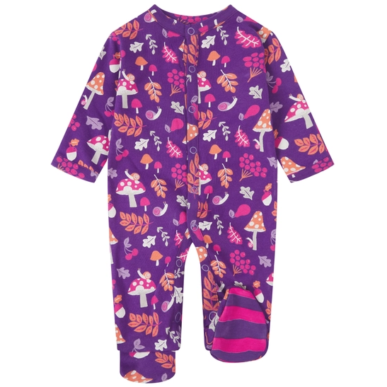 Piccalilly Footed Sleepsuit (Woodland Treasures)