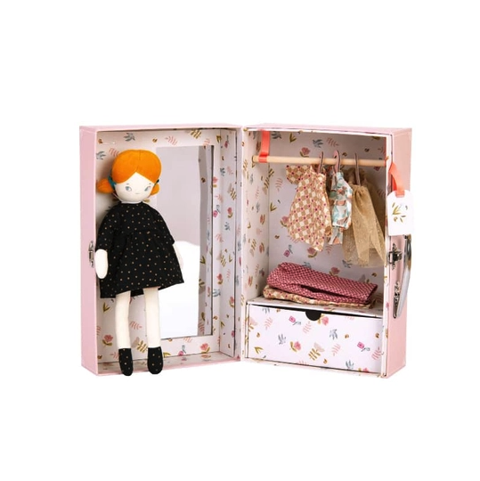 Moulin Roty Suitcase - Blanche's Wardrobe - Doll