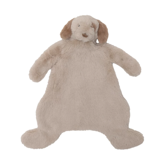 Creative Co-Op Plush Dog Snuggle Toy (Beige)