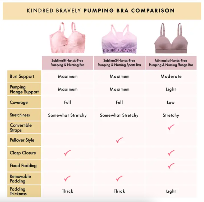 Kindred Bravely Sublime Hands-Free Pumping and Nursing Bra (Twilight)