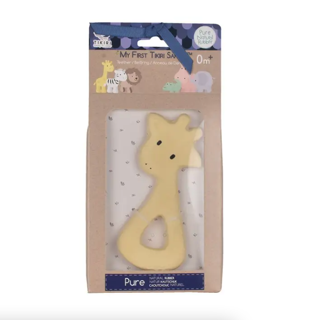 Tikiri Toys Giraffe Natural Organic Rubber Teether