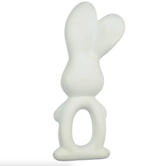 Tikiri Toys Havah the Bunny Natural Organic Rubber Teether