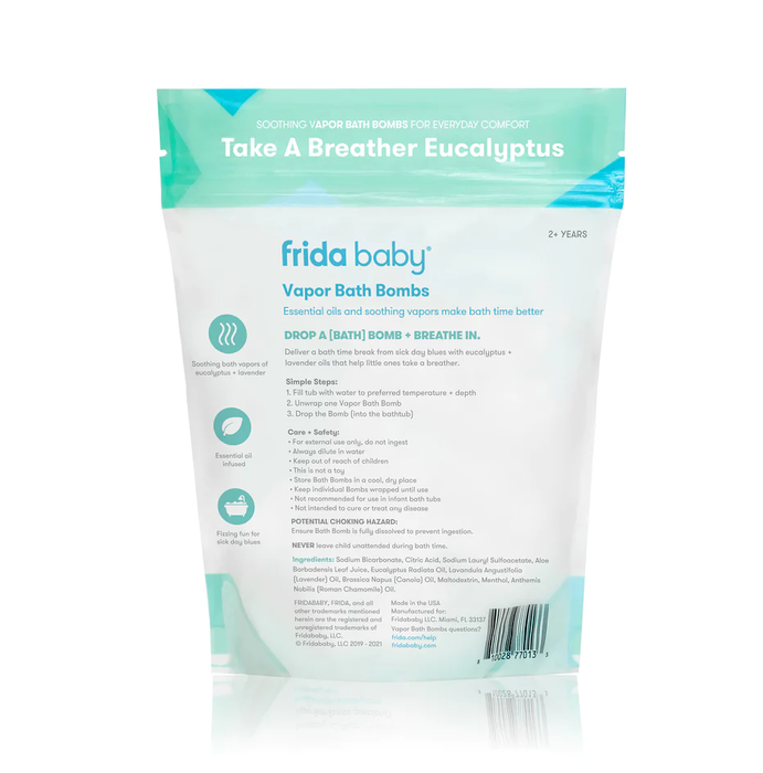 FridaBaby BreatheFrida Vapor Bath Bombs 10ct