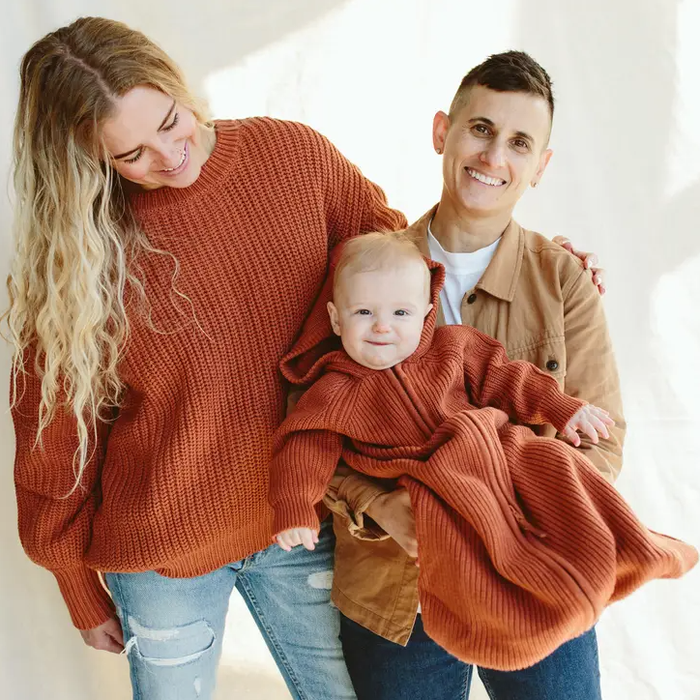 goumikids Knit Wearable Blanket (Clay)