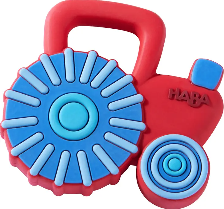 HABA Tractor Silicone Teether