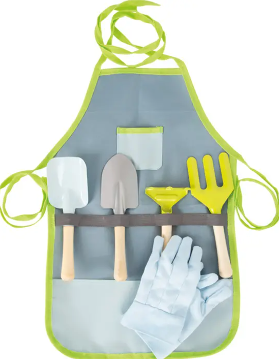 Small Foot Gardening Apron With Tools Playset