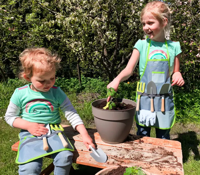 Small Foot Gardening Apron With Tools Playset