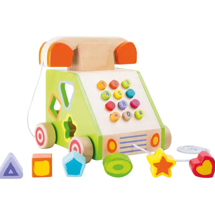 Small Foot Wooden Toys Telephone Shape Sorter