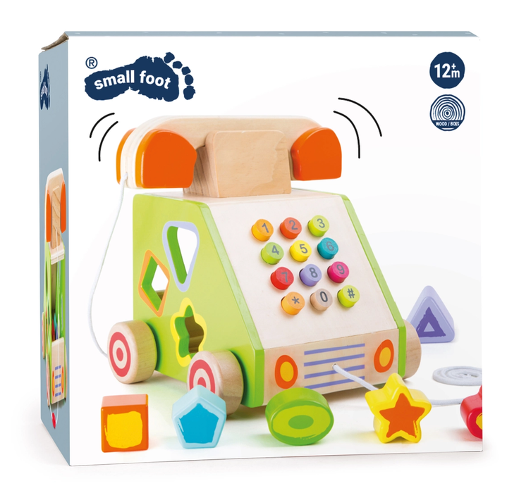 Small Foot Wooden Toys Telephone Shape Sorter