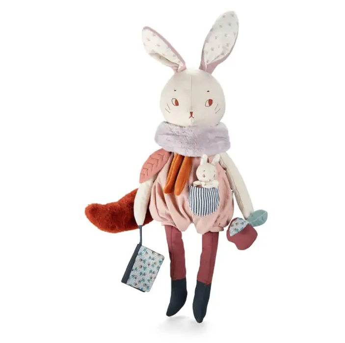 Lune the Rabbit - Stuffed Activity Toy