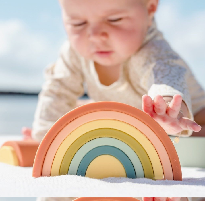 O.B. Designs Silicone Rainbow Stacker