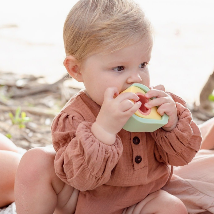 O.B. Designs Silicone Avocado Stacker