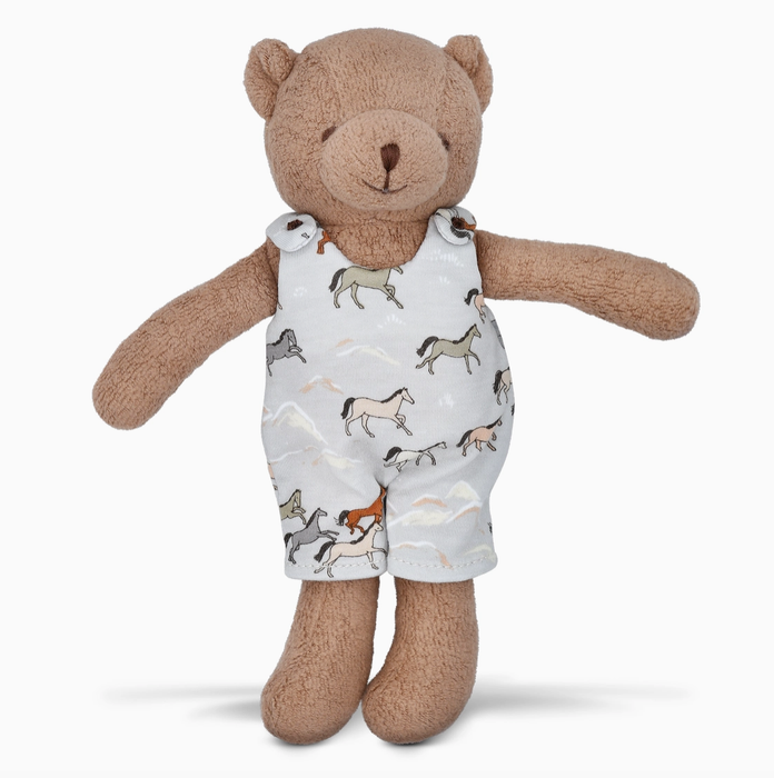 Little Bear in Horses Pattern Overall