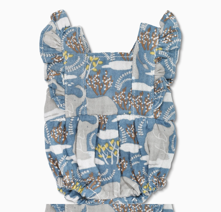 Safari Party Muslin Doll Romper