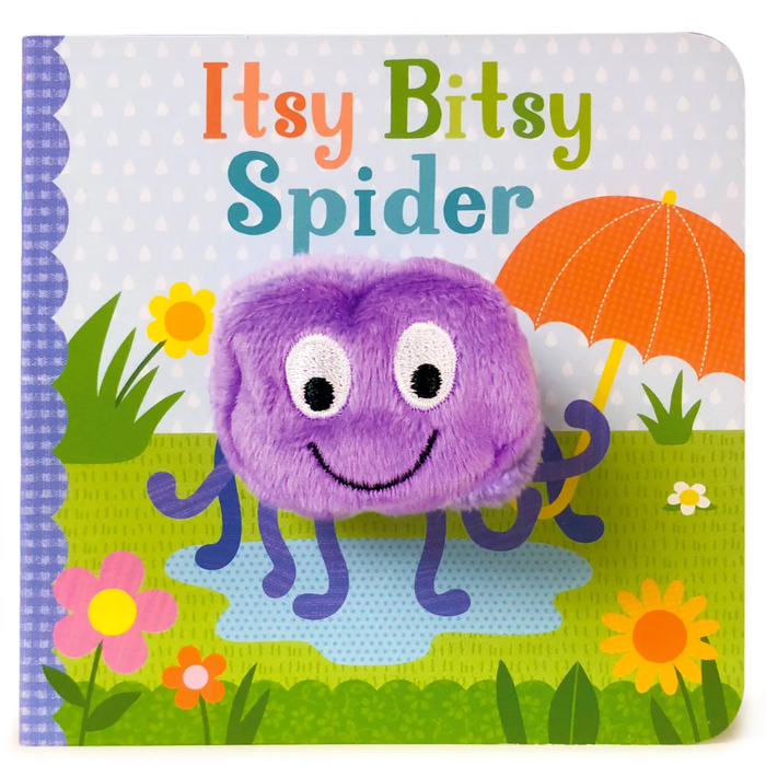 Itsy Bitsy Spider Nursery Rhyme Finger Puppet Board Book