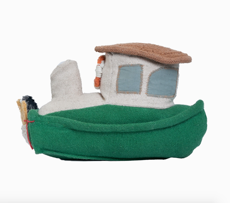 Lorena Canals Soft Toy Ride and Roll Sea Clean Up Boat