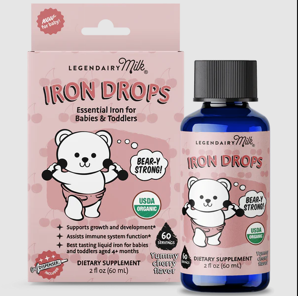 Legendairy Milk Organic Baby and Toddler Iron Drops