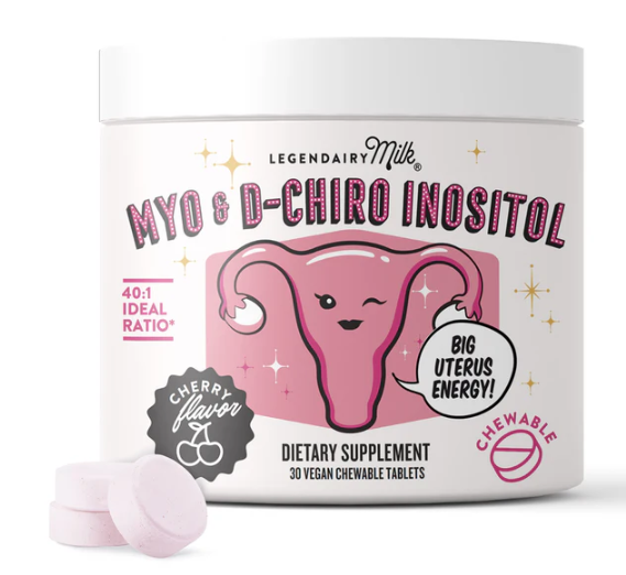 Legendairy Milk Myo and D-Chiro Inositol Chewable Tablets