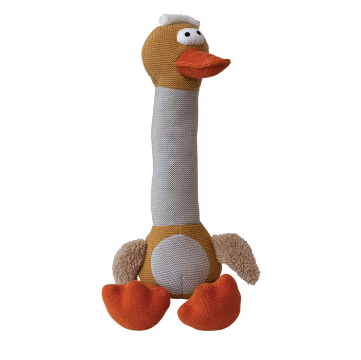 Creative Co-Op Cotton Knit Plush Bird