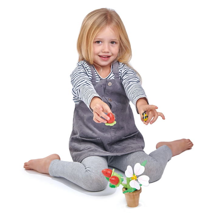 Tender Leaf Toys Strawberry Flower Pot