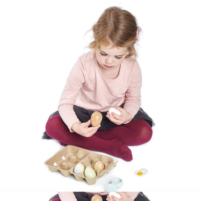 Tender Leaf Toys Wooden Eggs Set