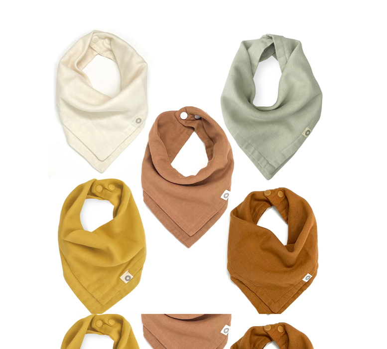 Kishu Baby Organic Scarf Bib 5-Pack