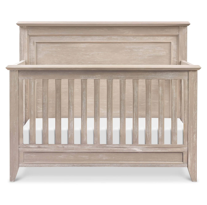 Monogram by Namesake Beckett Rustic 4-in-1 Convertible Flat Top Crib - Sandbar