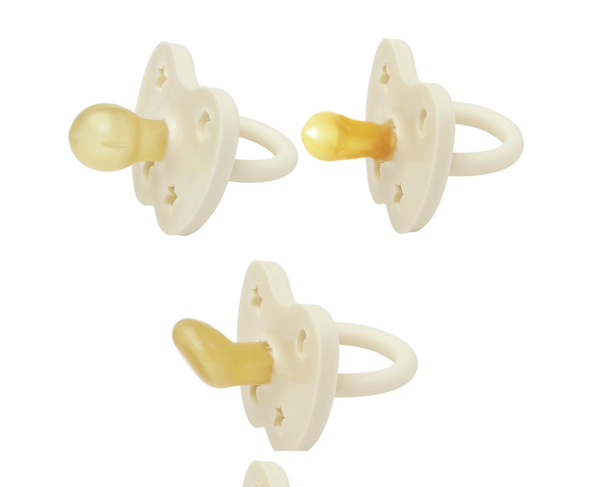 Hevea Trial Trio-Pack Natural Rubber Pacifiers for 0+ Months