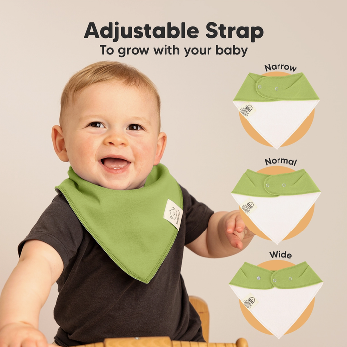 KeaBabies Baby Bandana Bibs - 10 PK