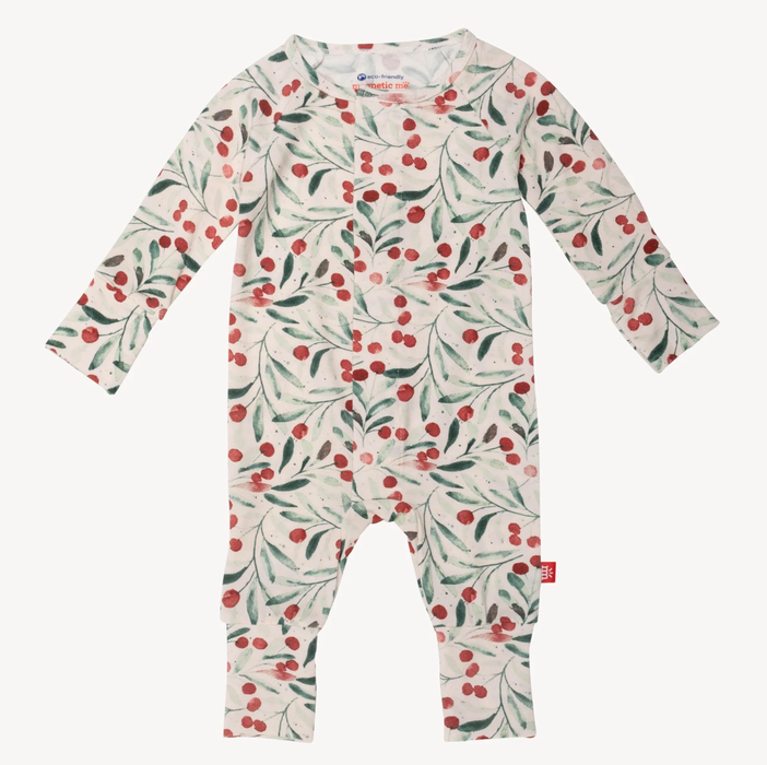 Magnetic Me Modal Convertible Grow with Me Coverall: Kiss Me Baby One More Time