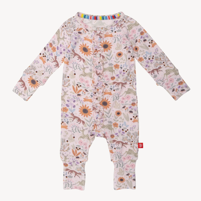 Magnetic Me Modal Convertible Grow with Me Coverall: Garden of Dreams