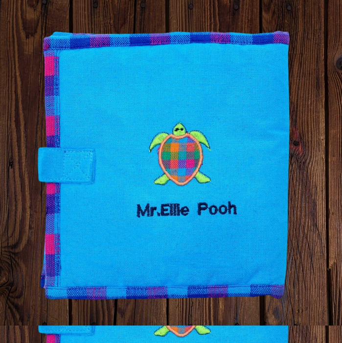 Mr. Ellie Pooh Fabric Kids' Book - Save the Turtles