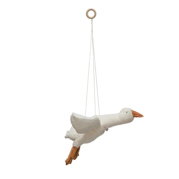 Creative Co-Op Hanging Plush Goose