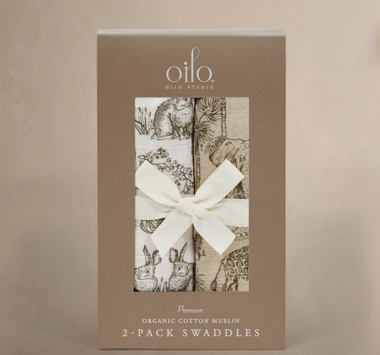 Oilo Jersey Swaddle Blanket Set - 2 PK