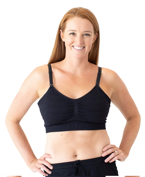 Kindred Bravely Sublime® Hands-Free Pumping & Nursing Bra (Black)