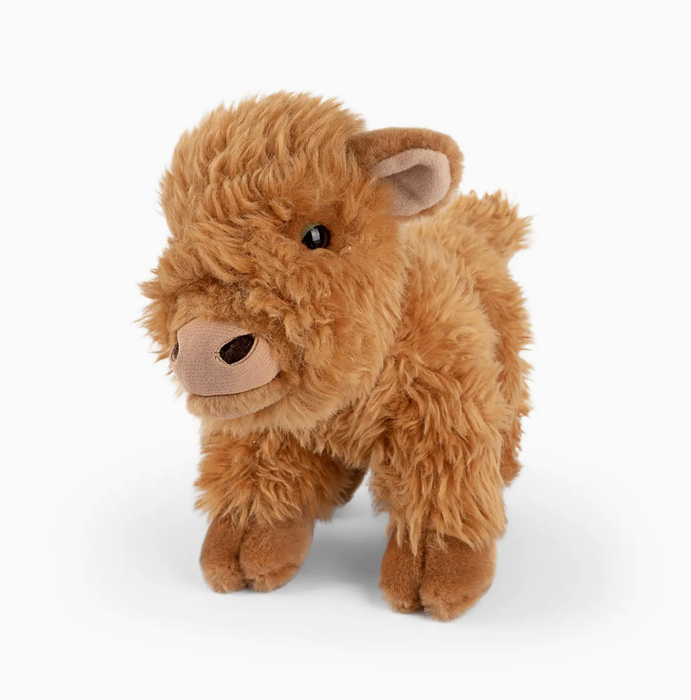 Living Nature Highland Cow Calf Plush