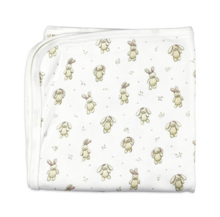 L'ovedbaby Organic Blanket - Brixy Bunny Biscuit